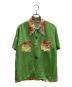 Sun Surf SPECIAL EDITION（サンサーフ・スペシャルエディション）の古着「KING KAMEHAMEHA アロハシャツ」｜グリーン