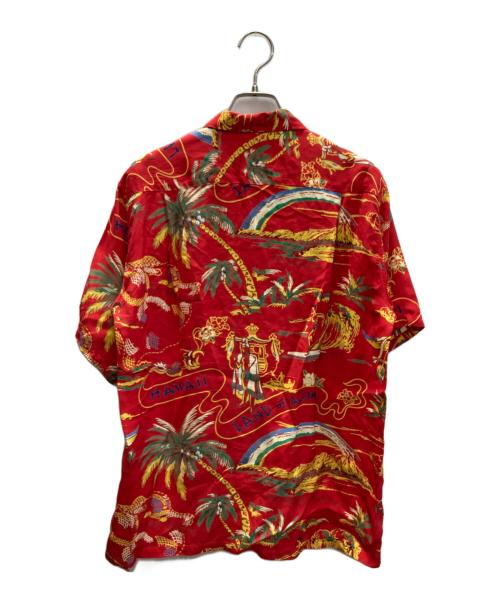 Sun Surf SPECIAL EDITION（サンサーフ・スペシャルエディション）Sun Surf SPECIAL EDITION (サンサーフ・スペシャルエディション) LAND OF ALOHA DISCOVERED アロハシャツ レッド サイズ:SIZE Sの古着・服飾アイテム