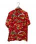 Sun Surf SPECIAL EDITION (サンサーフ・スペシャルエディション) LAND OF ALOHA DISCOVERED アロハシャツ レッド サイズ:SIZE S：12000円