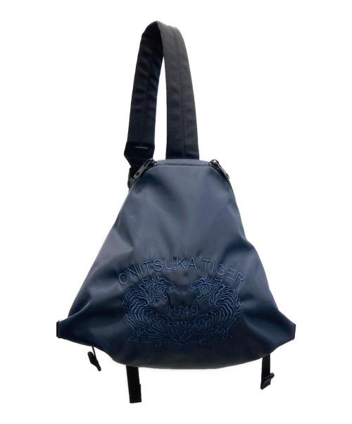 Onitsuka Tiger（オニツカタイガー）Onitsuka Tiger (オニツカタイガー) MINI BACK PACK ネイビーの古着・服飾アイテム