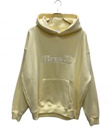 BLESSU（ブレスユー）の古着「BU logo hoodie」｜イエロー