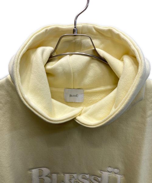 BLESSU（ブレスユー）BLESSU (ブレスユー) BU logo hoodie イエロー サイズ:XLの古着・服飾アイテム