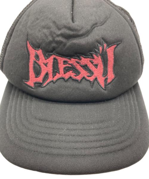 BLESSU（ブレスユー）BLESSU (ブレスユー) メッシュキャップ ブラックの古着・服飾アイテム