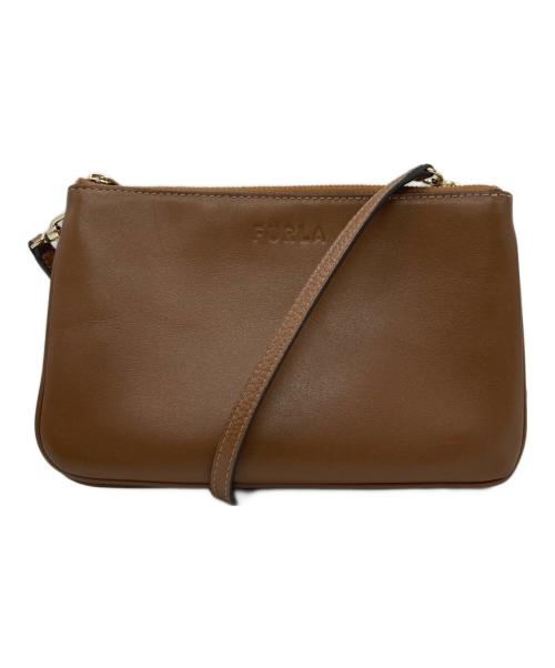 FURLA（フルラ）FURLA (フルラ) MIASTELLA MINI CROSSBODY ブラウンの古着・服飾アイテム