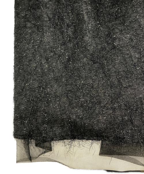 MAISON SPECIAL（メゾンスペシャル）MAISON SPECIAL (メゾンスペシャル) メタリックヤーンボリュームスカート ブラック サイズ:FREEの古着・服飾アイテム