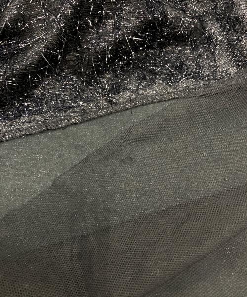 MAISON SPECIAL（メゾンスペシャル）MAISON SPECIAL (メゾンスペシャル) メタリックヤーンボリュームスカート ブラック サイズ:FREEの古着・服飾アイテム