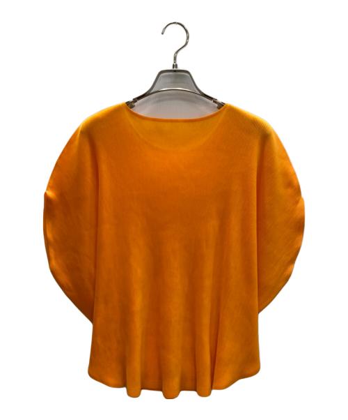 PLEATS PLEASE（プリーツプリーズ）PLEATS PLEASE (プリーツプリーズ) プリーツカットソー オレンジ サイズ:SIZE Freeの古着・服飾アイテム