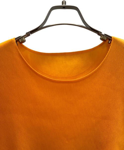 PLEATS PLEASE（プリーツプリーズ）PLEATS PLEASE (プリーツプリーズ) プリーツカットソー オレンジ サイズ:SIZE Freeの古着・服飾アイテム