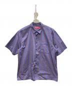 SUPREMEシュプリーム）の古着「Mini Plaid S/S Shirt」｜ネイビー