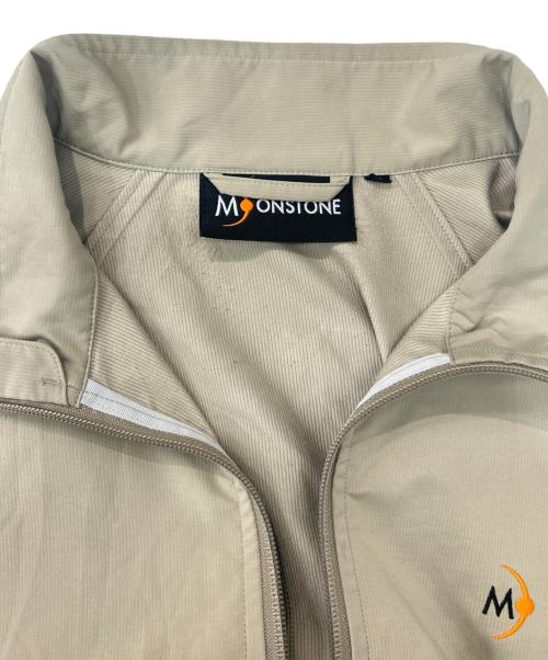 moonstone（ムーンストーン）moonstone (ムーンストーン) ジップアップジャケット ベージュ サイズ:XLの古着・服飾アイテム