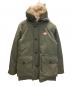 DANTON（ダントン）の古着「ミドルダウンジャケット」｜オリーブ