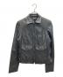 DKNY（ダナキャランニューヨーク）の古着「レザージャケット」｜ブラック