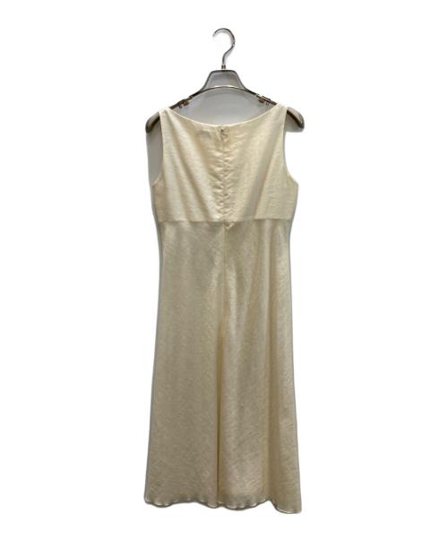 La Mode BALENCIAGA（ラモード バレンシアガ）La Mode BALENCIAGA (ラモード バレンシアガ) モヘヤブレンドワンピース ベージュ サイズ:SIZE 38の古着・服飾アイテム