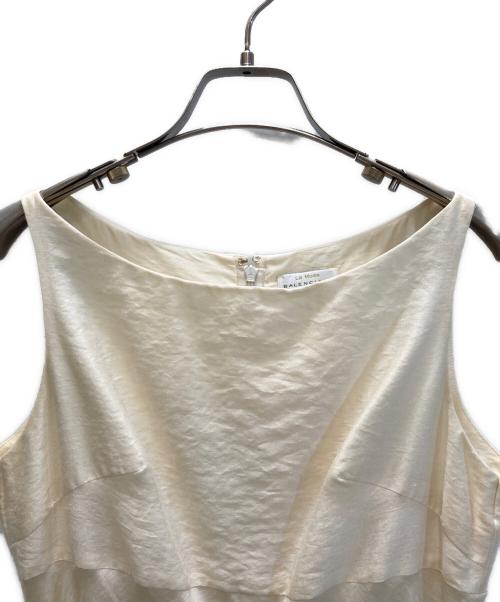 La Mode BALENCIAGA（ラモード バレンシアガ）La Mode BALENCIAGA (ラモード バレンシアガ) モヘヤブレンドワンピース ベージュ サイズ:SIZE 38の古着・服飾アイテム