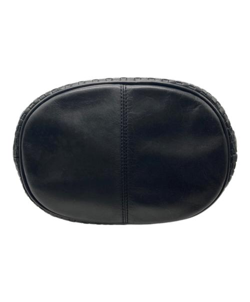 COLE HAAN（コールハーン）COLE HAAN (コールハーン) レザーショルダーバッグ ブラックの古着・服飾アイテム