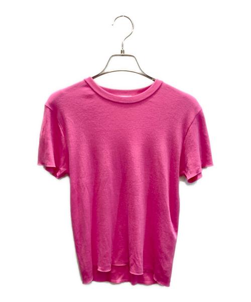 ATON（エイトン）ATON (エイトン) FRESCA CIRCULAR RIB/パーフェクトフィットプルオーバー ショッキングピンク サイズ:SIZE 2(38) 未使用品の古着・服飾アイテム