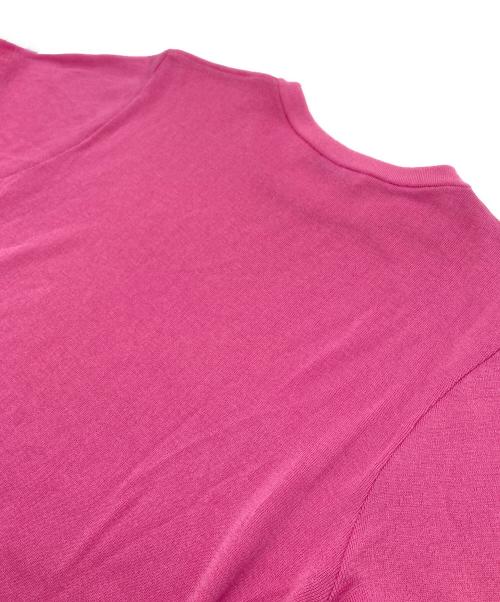 ATON（エイトン）ATON (エイトン) FRESCA CIRCULAR RIB/パーフェクトフィットプルオーバー ショッキングピンク サイズ:SIZE 2(38) 未使用品の古着・服飾アイテム