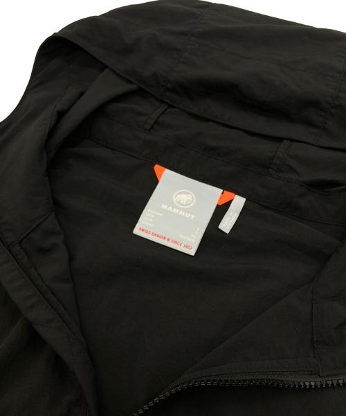 MAMMUT（マムート）MAMMUT (マムート) ハイキング ウィンドブレーカーフーデッドジャケット ブラック サイズ:XLの古着・服飾アイテム
