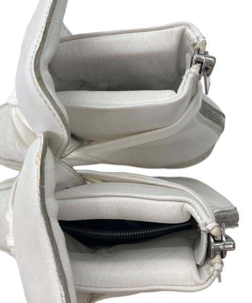 KRIS VAN ASSCHE（クリス ヴァン アッシュ）KRIS VAN ASSCHE (クリス ヴァン アッシュ) レザーハイカットスニーカー ホワイト サイズ:SIZE 41の古着・服飾アイテム