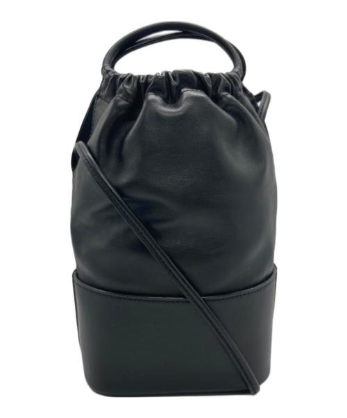 ORSETTO（オルセット）ORSETTO (オルセット) CAVOLO レザーショルダーバッグ ブラックの古着・服飾アイテム