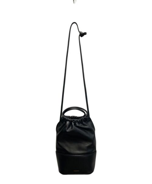 ORSETTO（オルセット）ORSETTO (オルセット) CAVOLO レザーショルダーバッグ ブラックの古着・服飾アイテム