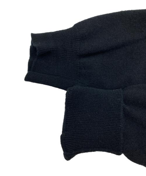 Maison Margiela（メゾンマルジェラ）Maison Margiela (メゾンマルジェラ) エルボーパッチ ウールニットカーディガン ブラック サイズ:Ｓの古着・服飾アイテム
