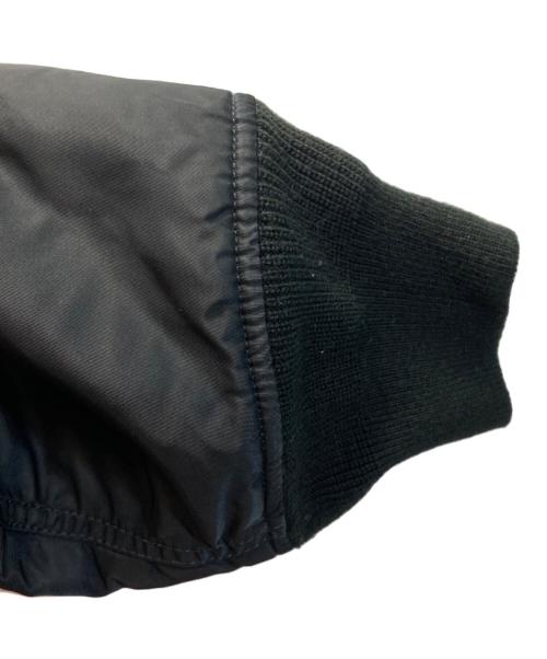 ALPHA（アルファ）ALPHA (アルファ) ユニカラーパッチMA-1ジャケット ブラック サイズ:ＸＬの古着・服飾アイテム