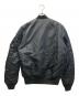 ALPHA (アルファ) ユニカラーパッチMA-1ジャケット ブラック サイズ:ＸＬ：6000円