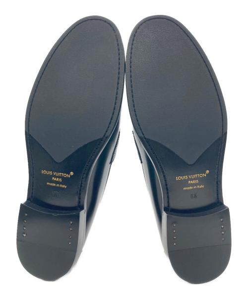 LOUIS VUITTON（ルイ ヴィトン）LOUIS VUITTON (ルイ ヴィトン) メジャー ローファー ブラック サイズ:SIZE 8 1/2の古着・服飾アイテム