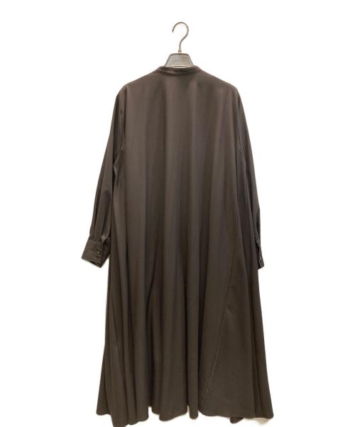 mizuiro-ind（ミズイロインド）mizuiro-ind (ミズイロインド) シャツワンピース ブラウン サイズ:FREEの古着・服飾アイテム