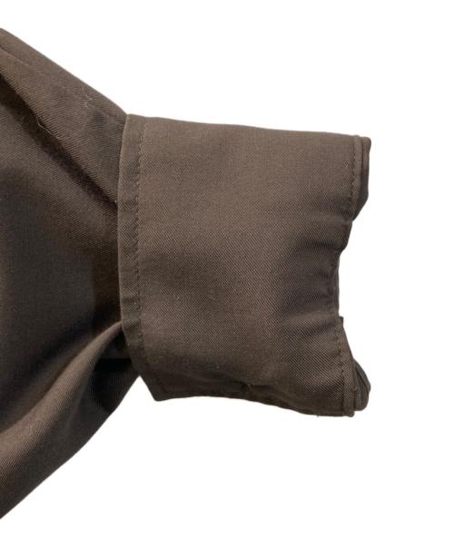 mizuiro-ind（ミズイロインド）mizuiro-ind (ミズイロインド) シャツワンピース ブラウン サイズ:FREEの古着・服飾アイテム