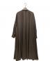 mizuiro-ind (ミズイロインド) シャツワンピース ブラウン サイズ:FREE：4000円