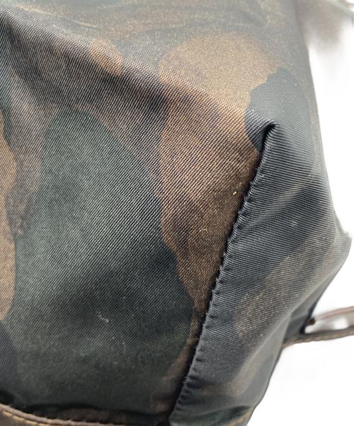 Felisi（フェリージ）Felisi (フェリージ) リバーシブルトートバッグ オリーブ×ネイビーの古着・服飾アイテム