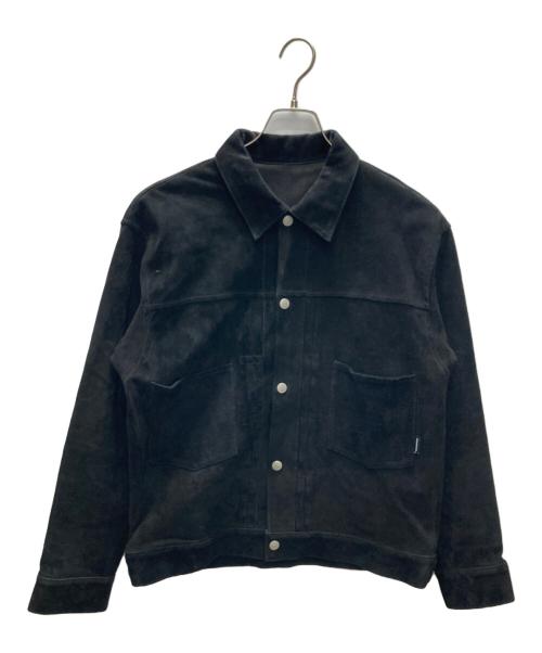 NEIGHBORHOOD（ネイバーフッド）NEIGHBORHOOD (ネイバーフッド) SUEDE TYPE-2 JACKET ブラック サイズ:Mの古着・服飾アイテム