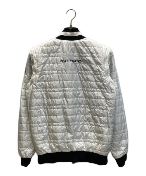 PEARLY GATES（パーリーゲイツ）PEARLY GATES (パーリーゲイツ) リバーシブルジャケット ホワイト×ブラック サイズ:SIZE 4の古着・服飾アイテム
