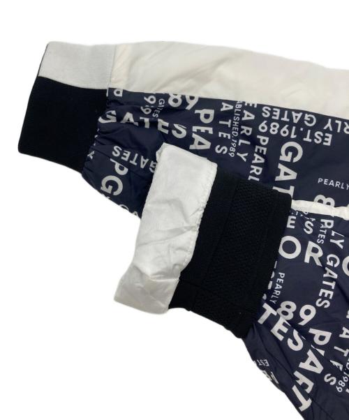 PEARLY GATES（パーリーゲイツ）PEARLY GATES (パーリーゲイツ) リバーシブルジャケット ホワイト×ブラック サイズ:SIZE 4の古着・服飾アイテム