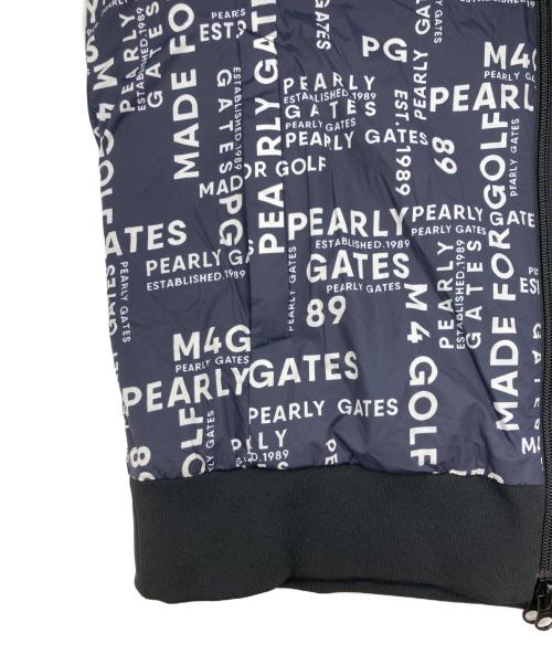 PEARLY GATES（パーリーゲイツ）PEARLY GATES (パーリーゲイツ) リバーシブルジャケット ホワイト×ブラック サイズ:SIZE 4の古着・服飾アイテム