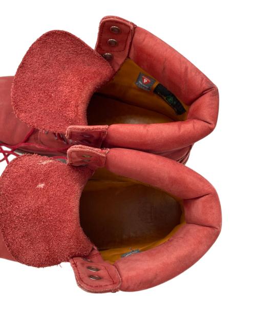 Timberland（ティンバーランド）Timberland (ティンバーランド) 6inch Premium Boots レッド サイズ:28cmの古着・服飾アイテム