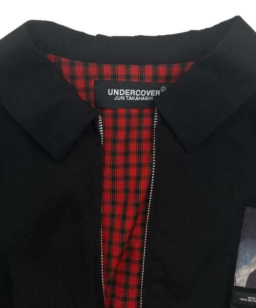 UNDERCOVER（アンダーカバー）UNDERCOVER (アンダーカバー) レーヨンジップアップブルゾン ブラック サイズ:SIZE 3の古着・服飾アイテム