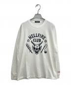 UNDERCOVER×STRANGER THINGSアンダーカバー×ストレンジャーシングス）の古着「ロングスリーブカットソー」｜ホワイト