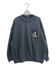 UNDERCOVER（アンダーカバー）の古着「コットンスウェットプルオーバー」｜ネイビー