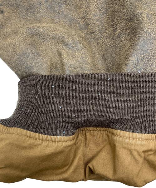 POLO RALPH LAUREN（ポロ・ラルフローレン）POLO RALPH LAUREN (ポロ・ラルフローレン) G-1 フライトジャケット ブラウン サイズ:SIZE Sの古着・服飾アイテム