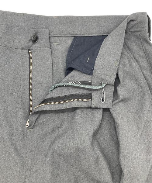 NUMBER (N)INE（ナンバーナイン）NUMBER (N)INE (ナンバーナイン) タックワイドイージースラックス グレー サイズ:2の古着・服飾アイテム