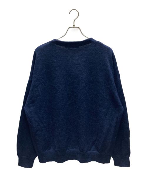 VICTIM（ヴィクティム）VICTIM (ヴィクティム) モヘアカーディガン MOHAIR CARDIGAN ネイビー サイズ:Mの古着・服飾アイテム