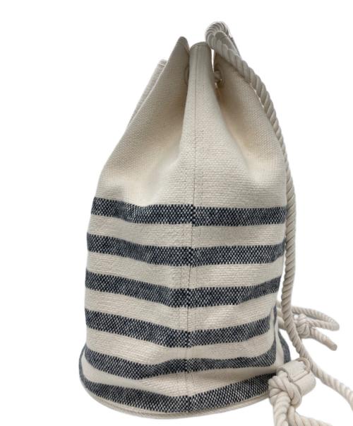 beautiful people（ビューティフルピープル）beautiful people (ビューティフルピープル) 巾着リュック ベージュ サイズ:FREEの古着・服飾アイテム