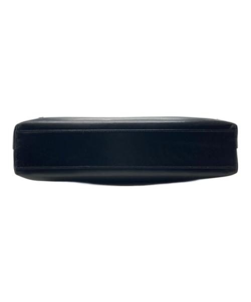 Salvatore Ferragamo（サルヴァトーレ フェラガモ）Salvatore Ferragamo (サルヴァトーレ フェラガモ) 型押しスモールトートバッグ ブラックの古着・服飾アイテム