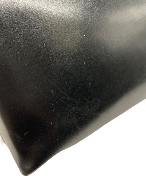 Salvatore Ferragamo（サルヴァトーレ フェラガモ）Salvatore Ferragamo (サルヴァトーレ フェラガモ) 型押しスモールトートバッグ ブラックの古着・服飾アイテム