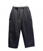 PROPS STOREプロップスストア）の古着「Stretch Polyester Easy Trousers」｜ブラック
