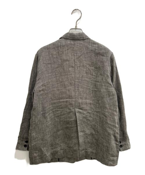 Spick and Span（スピック＆スパン）Spick and Span (スピックアンドスパン) リネンエアリージャケット グレー サイズ:SIZE 36の古着・服飾アイテム