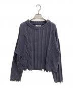 scuffersスカッファー）の古着「Oversized Navy Trench Jersey」｜ネイビー